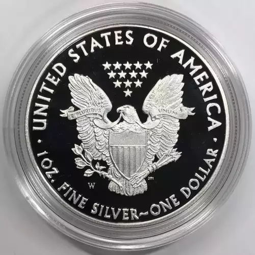 2011-W Proof Silver Eagle w OGP - Box & COA