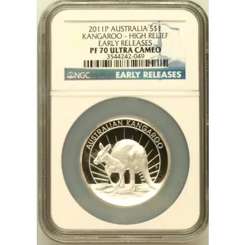 2011P Kangaroo - High Relief Early Releases ULTRA CAMEO (2)