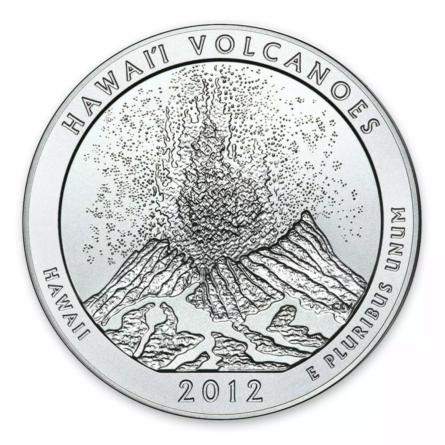 2012 5 oz Silver America the Beautiful Hawaii Volcanoes National Park (2)