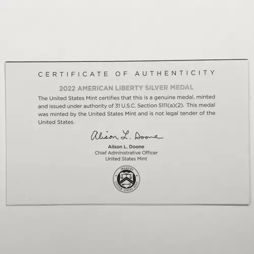 2012-P American Liberty 1 oz Proof Silver Medal w US Mint OGP (5)