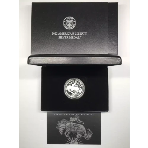 2012-P American Liberty 1 oz Proof Silver Medal w US Mint OGP (3)