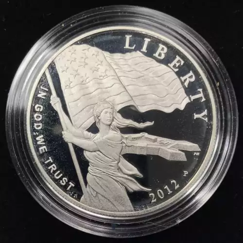 2012-P Star Spangled Banner Proof Silver Dollar w US Mint OGP - Box & COA
 (7)