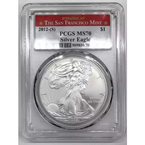 2012-(S) $1 Silver Eagle Struck at San Francisco (2)