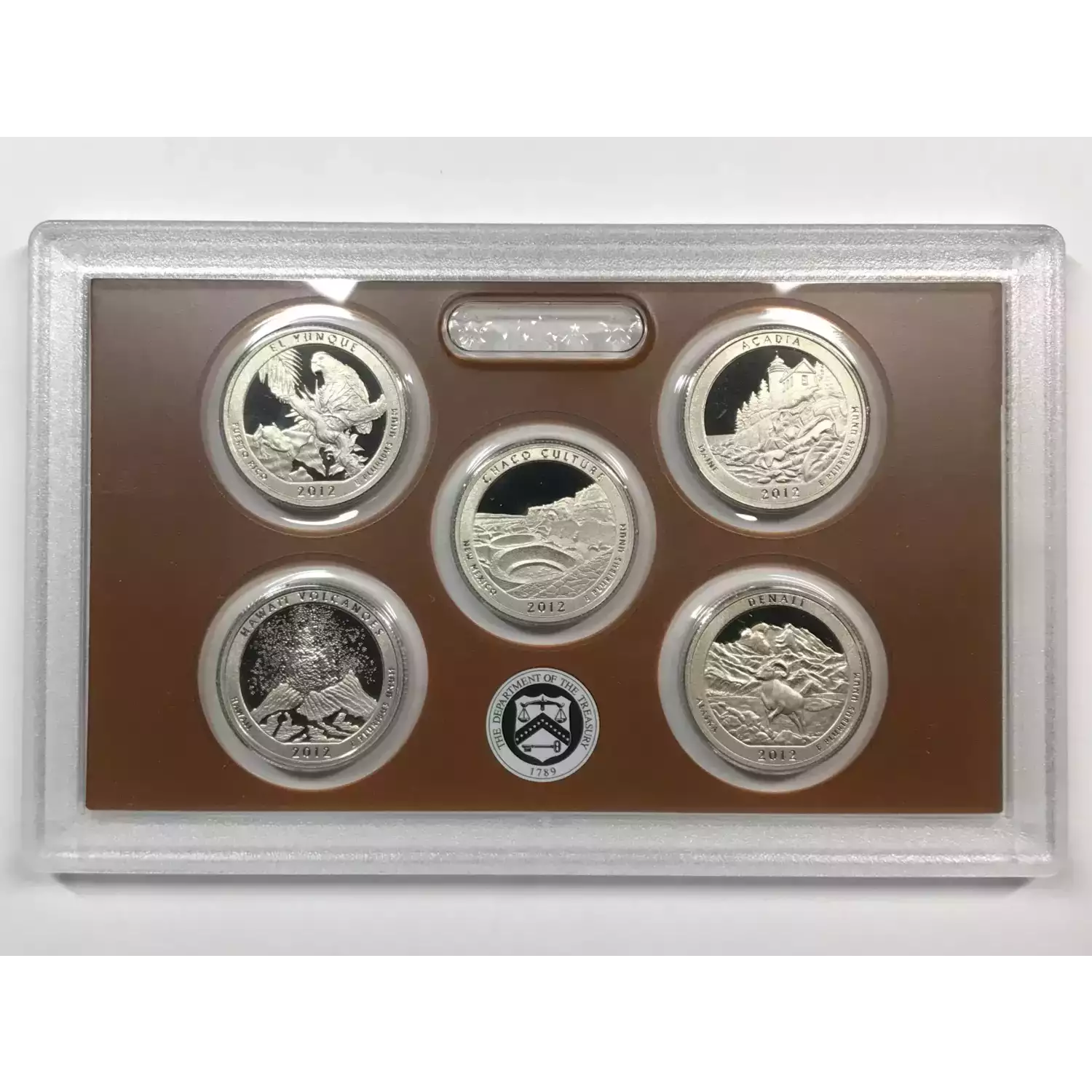 2012-S Clad Quarters Proof Set w US Mint OGP - Box & COA (2)