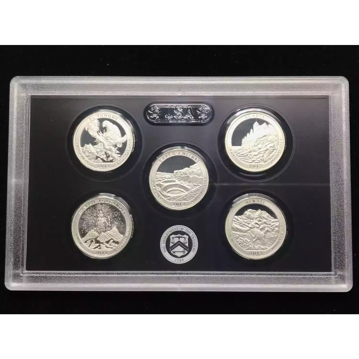 2012-S US Mint Silver Proof Set w OGP - Box & COA