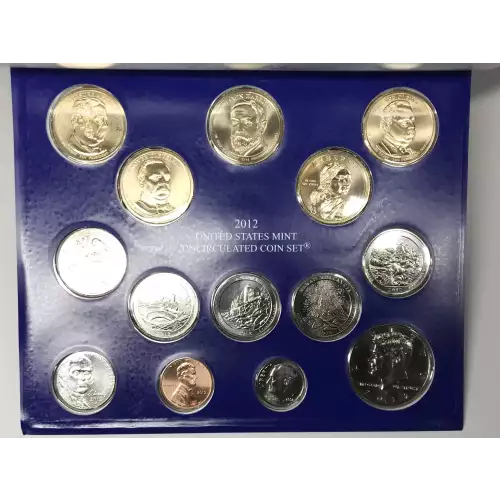 2012 US Mint Uncirculated Coin Set - P & D