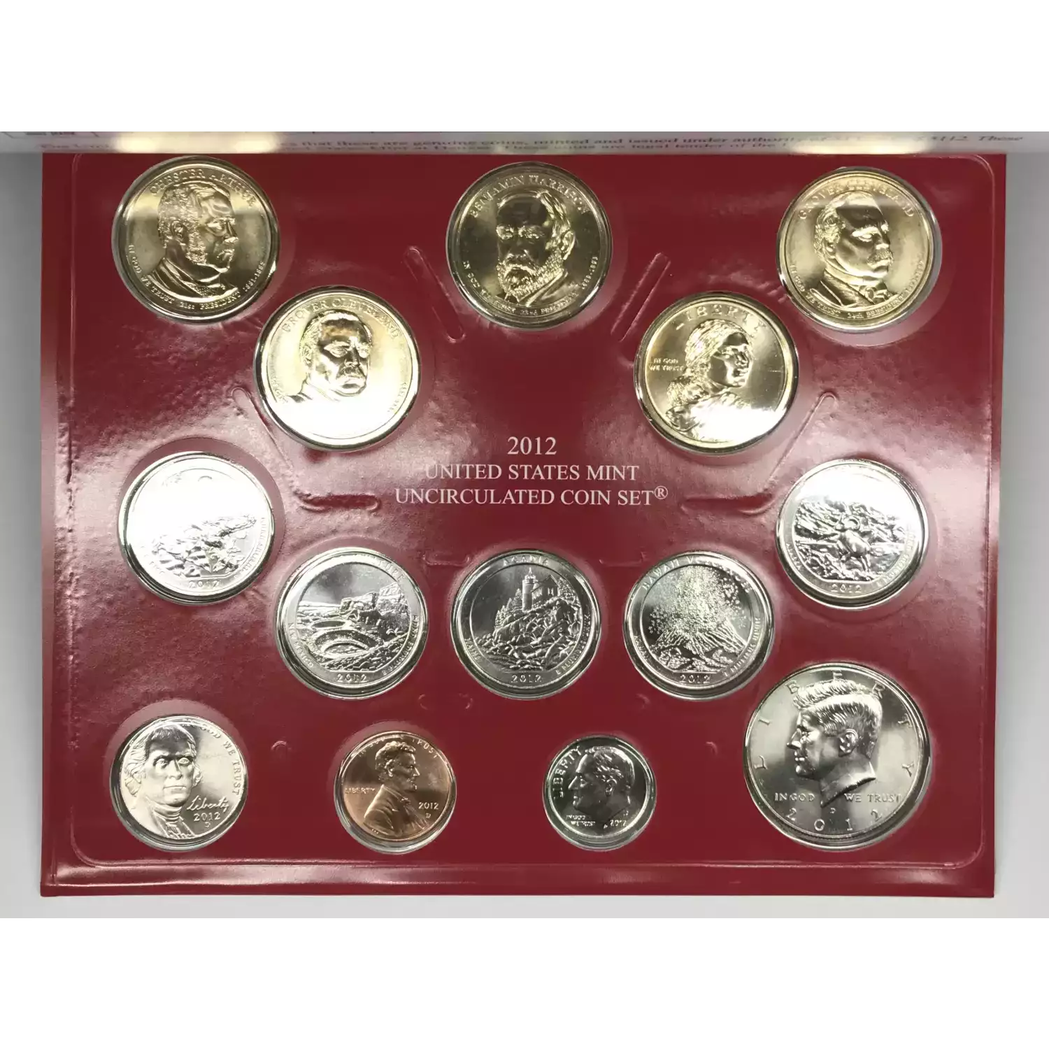 2012 US Mint Uncirculated Coin Set - P & D (4)