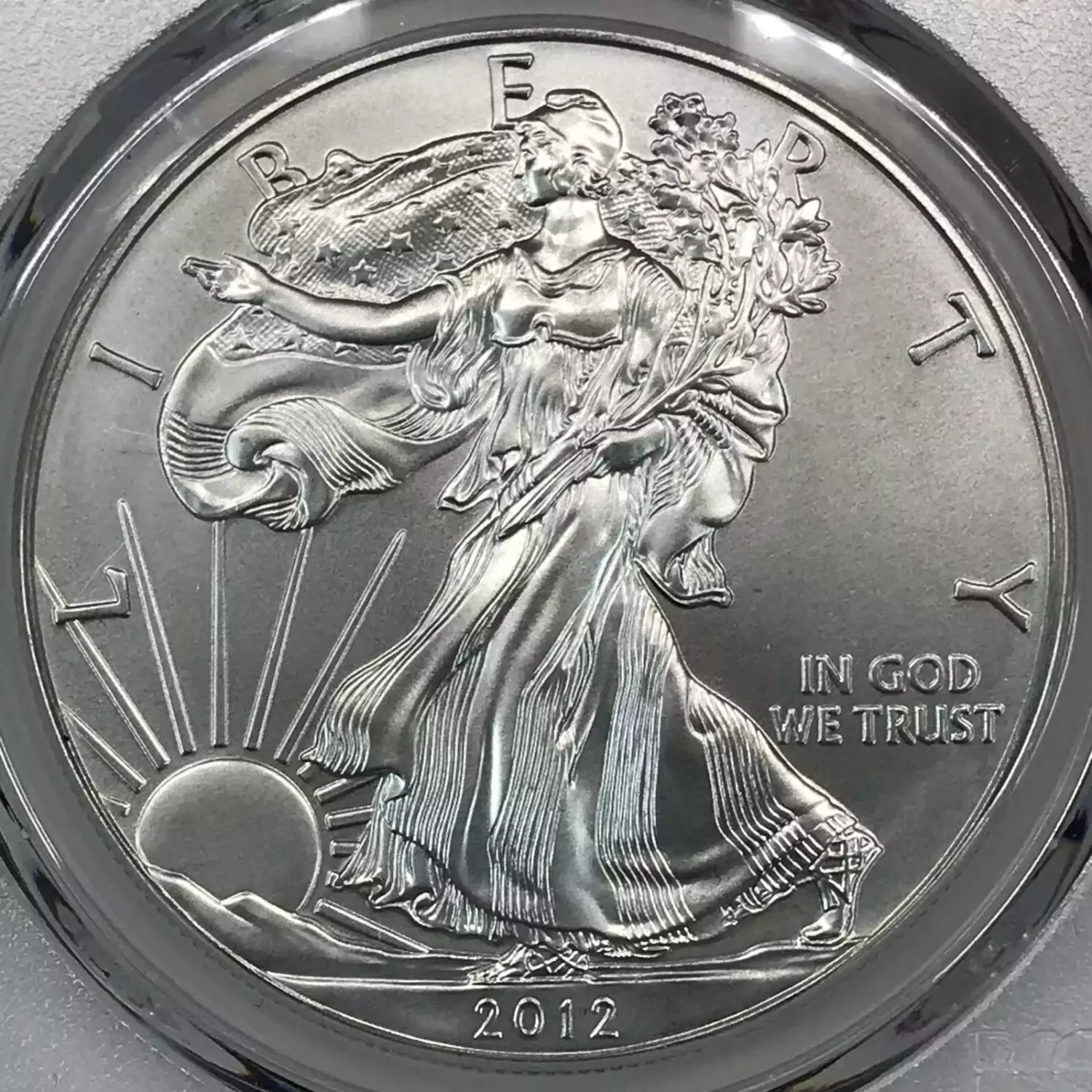 2012-W $1 Burnished Silver Eagle Mercanti Signature (4)