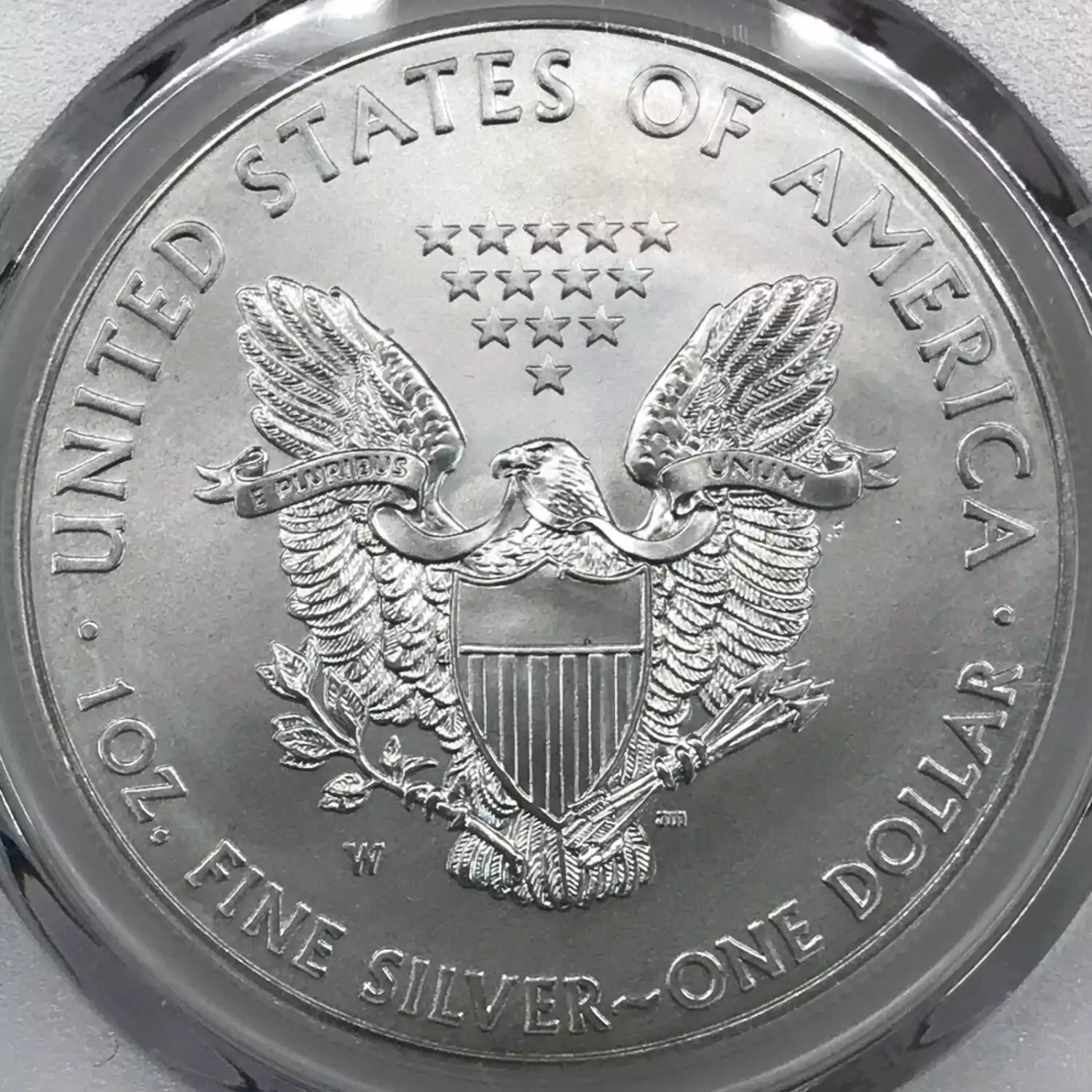 2012-W $1 Burnished Silver Eagle Mercanti Signature (3)