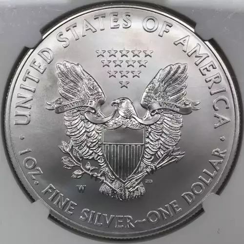 2012 W BURNISHED SILVER EAGLE