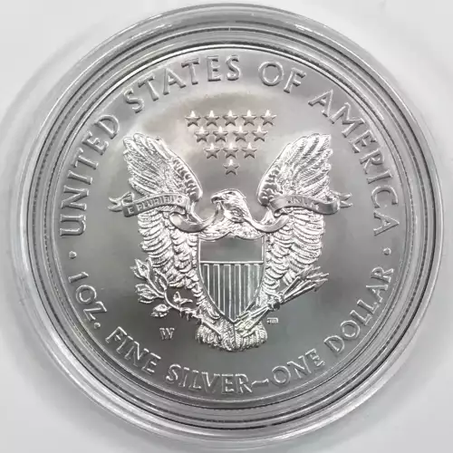 2012-W Burnished Uncirculated Silver Eagle w OGP - Box & COA (3)