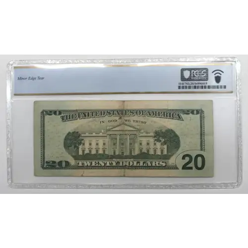 2013 $20 MG44444444D PCGS 25