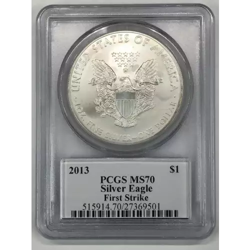 2013 $1 Silver Eagle First Strike (2)