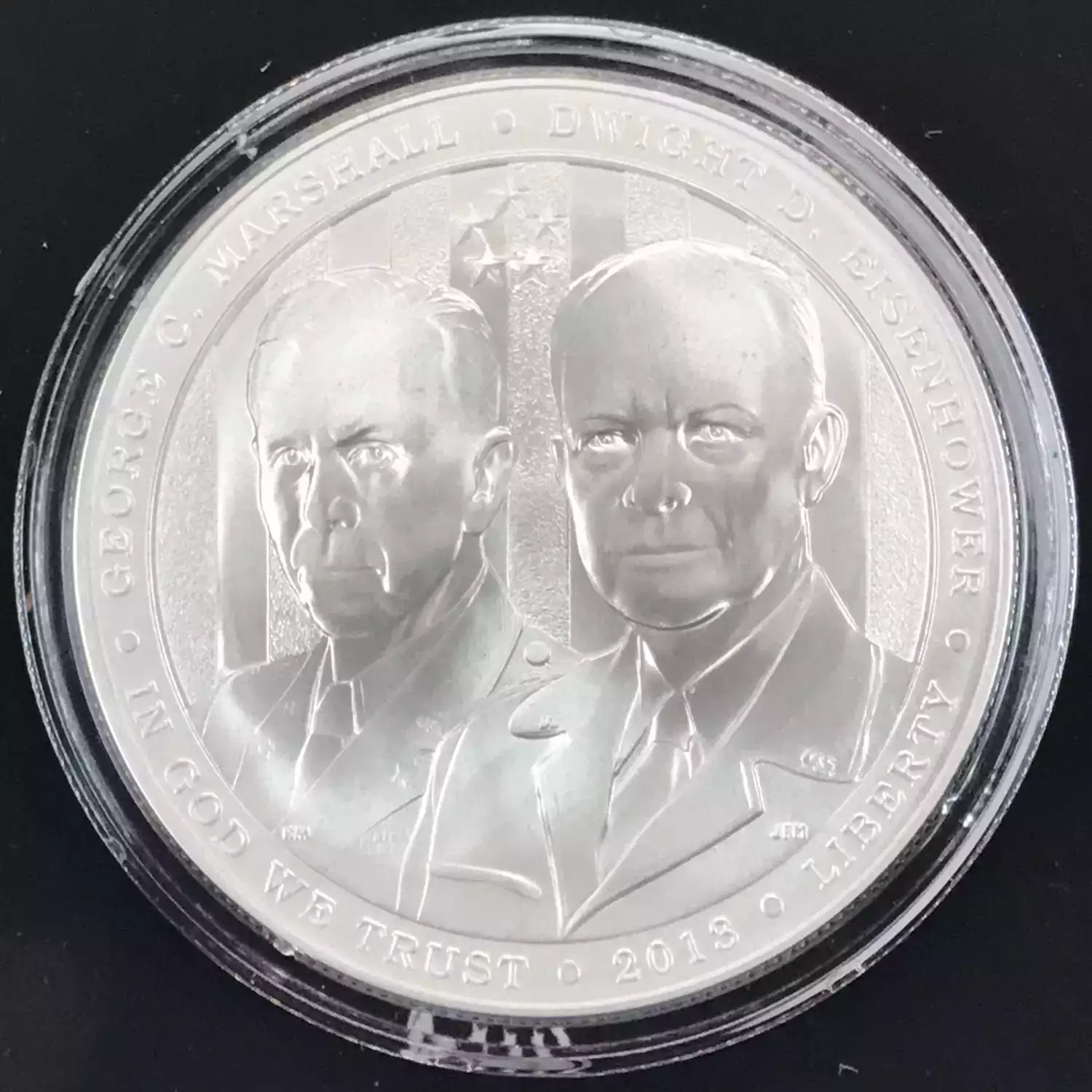 2013 5-Star Generals- Three Coin Set - Proof Clad Half Dollar, Silver Dollar & Gold $5 - Box & COA (4)