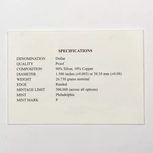 2013-P 5-Star Generals Proof Silver Dollar w US Mint OGP - Box & COA (5)
