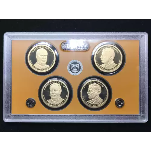 2013-S Presidential Dollar Proof Set w US Mint OGP - Box & COA (5)