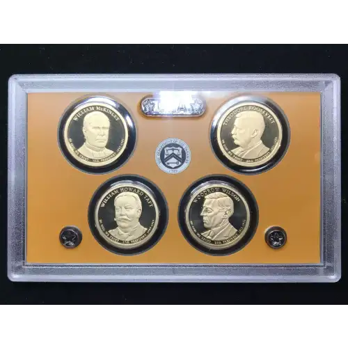 2013-S Presidential Dollar Proof Set w US Mint OGP - Box & COA (5)