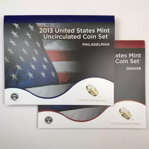 2013 US Mint Uncirculated Coin Set - P & D