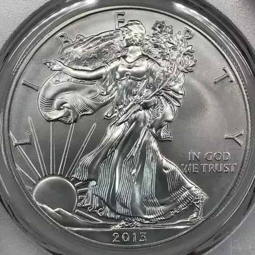 2013-W $1 Burnished Silver Eagle Mercanti Signature (4)