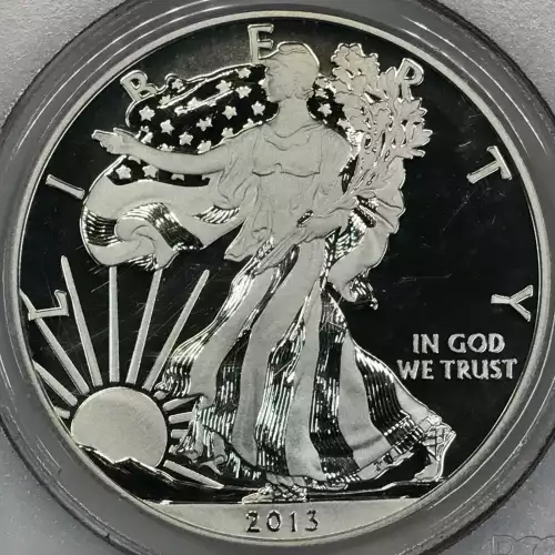 2013-W $1 Enhanced Silver Eagle West Point Mint Set First Strike (3)