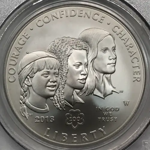 2013-W $1 Girl Scouts - 100th Ann First Strike (2)