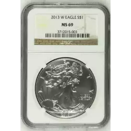 2013 W BURNISHED SILVER EAGLE  (2)