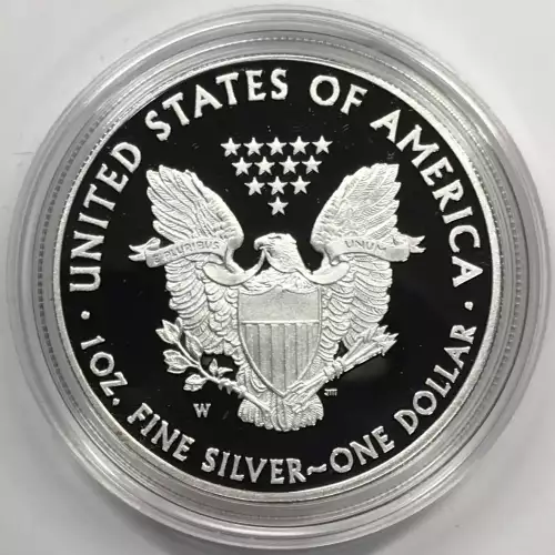 2013-W Proof Silver Eagle w OGP - Box & COA