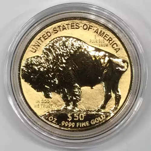 2013-W Reverse Proof 1 oz Gold Buffalo $50 Coin w US Mint OGP Box & COA (3)