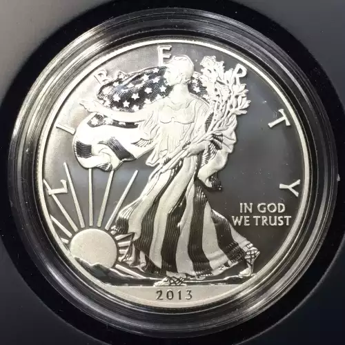 2013-W Silver Eagle West Point 2-Coin Proof Set w OGP Box & COA - Pf & Rev Pf (9)
