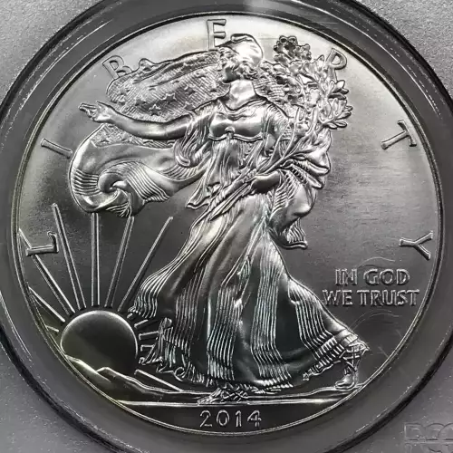 2014 $1 Silver Eagle First Strike Mercanti Signature (4)