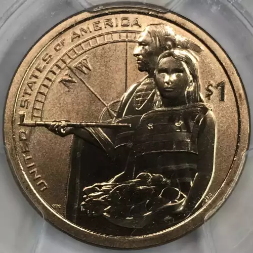 2014-D $1 Native American Enhanced Coin & Currency Set-Position B 1st Strike (4)