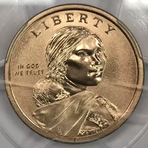 2014-D $1 Native American Enhanced Coin & Currency Set-Position B 1st Strike (3)
