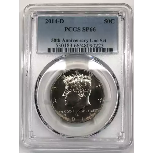 2014-D 50C 50th Anniversary Unc Set (2)