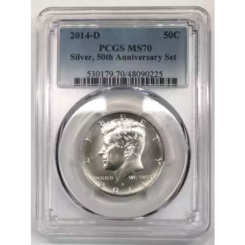 2014-D 50C Silver, 50th Anniversary Set (2)