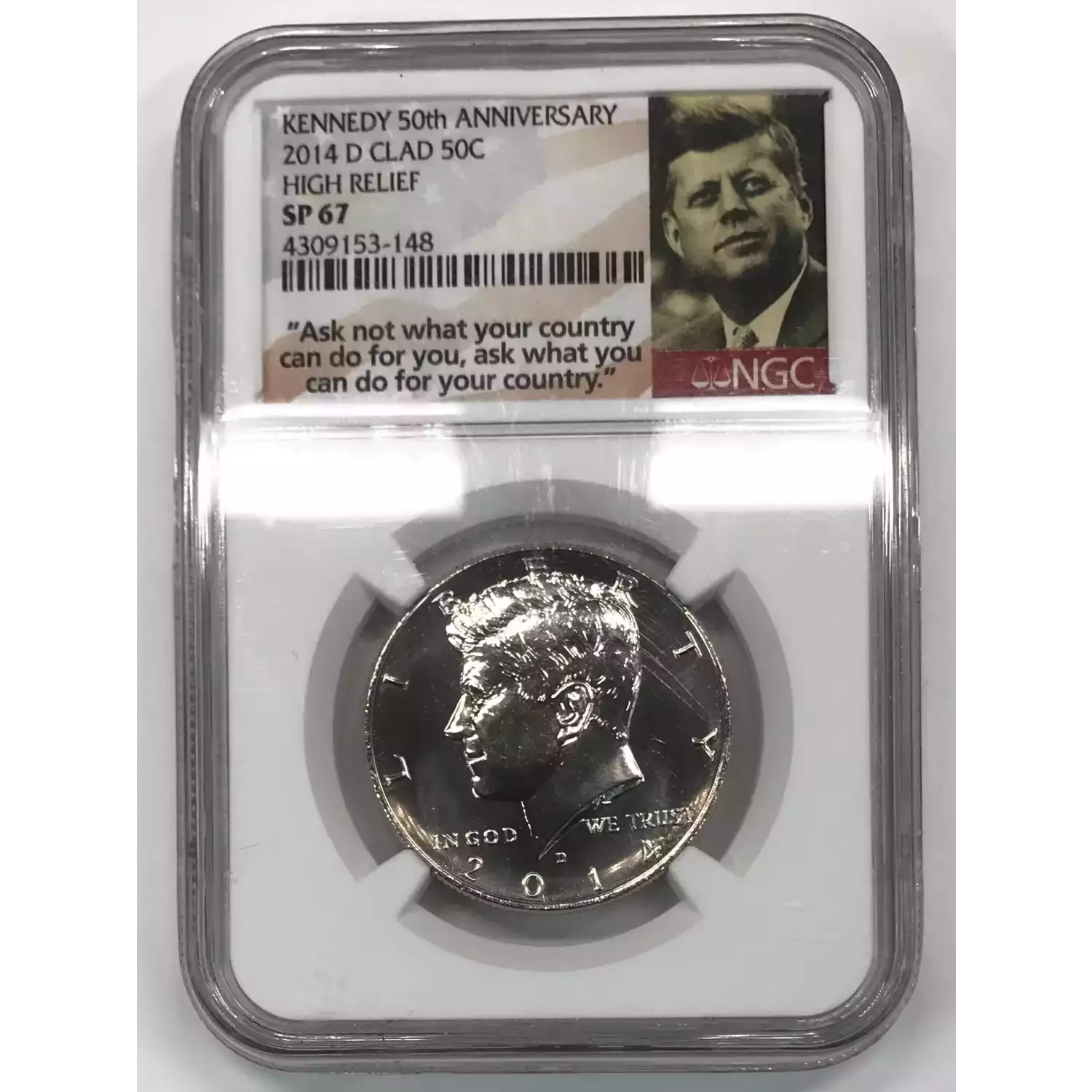 2014 D HIGH RELIEF KENNEDY 50th ANNIVERSARY  (3)