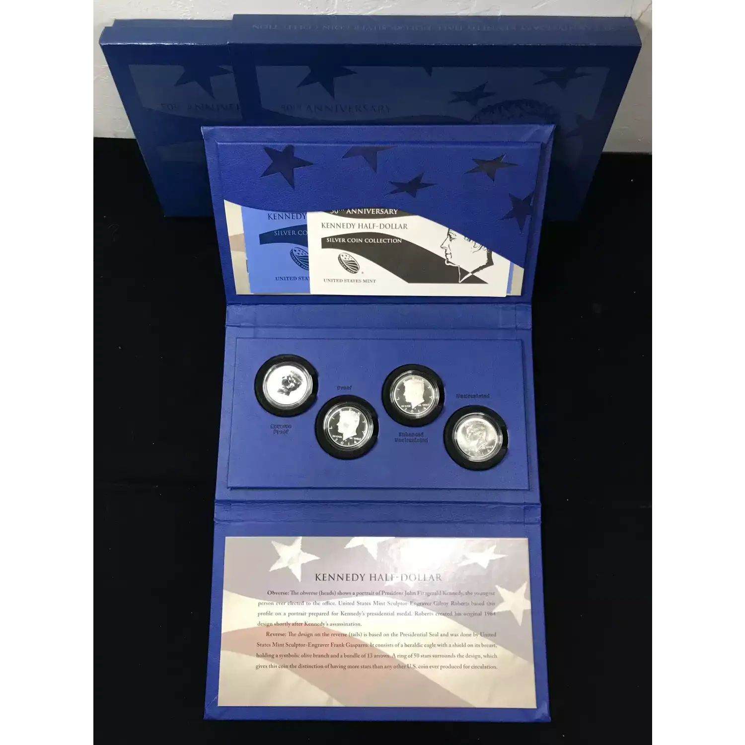 2014 Kennedy Half Dollar 50th Anniversary Silver Coin Collection 4