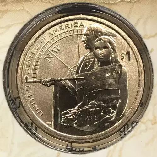 2014 Native American Hospitality Enhanced Uncirculated $1 Coin Currency & Set (4)