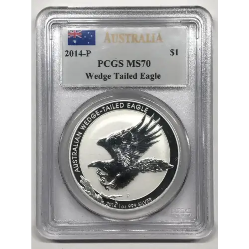 2014-P $1 Wedge Tailed Eagle Mercanti Signature