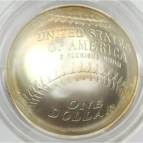 2014-P $1 Baseball Hall of Fame First Strike Cassie McFarland Signature