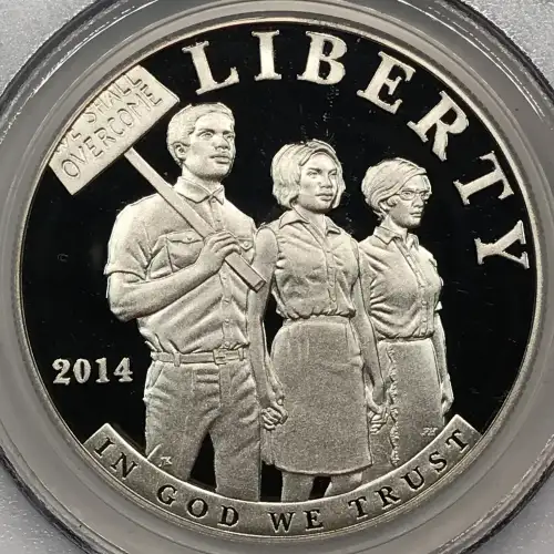 2014-P $1 Civil Rights Act of 1964 First Strike, DCAM (2)