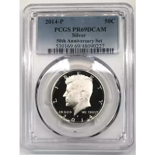 2014-P 50C Silver 50th Anniversary Set, DCAM