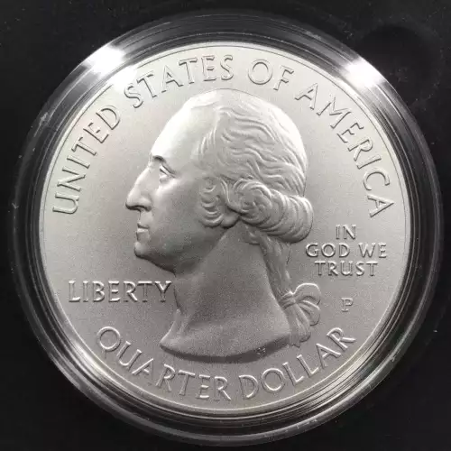 2014-P Arches ATB 5 oz Silver Uncirculated Coin w/ US Mint OGP - Box & COA (3)