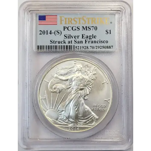 2014-(S) $1 Silver Eagle Struck at San Francisco First Strike (3)