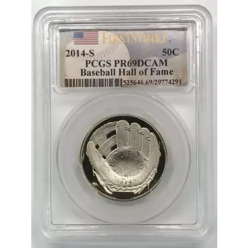 2014-S 50C Baseball Hall of Fame First Strike, DCAM