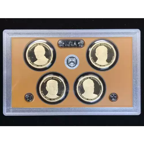 2014-S Presidential Dollar Proof Set w US Mint OGP - Box & COA (5)
