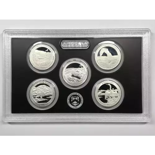 2014-S Silver Quarters Proof Set w US Mint OGP - Box & COA (4)