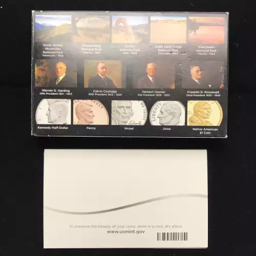2014-S US Mint Silver Proof Set w OGP - Box & COA