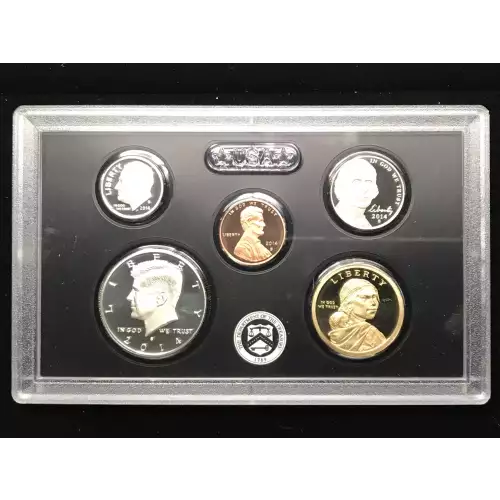 2014-S US Mint Silver Proof Set w OGP - Box & COA