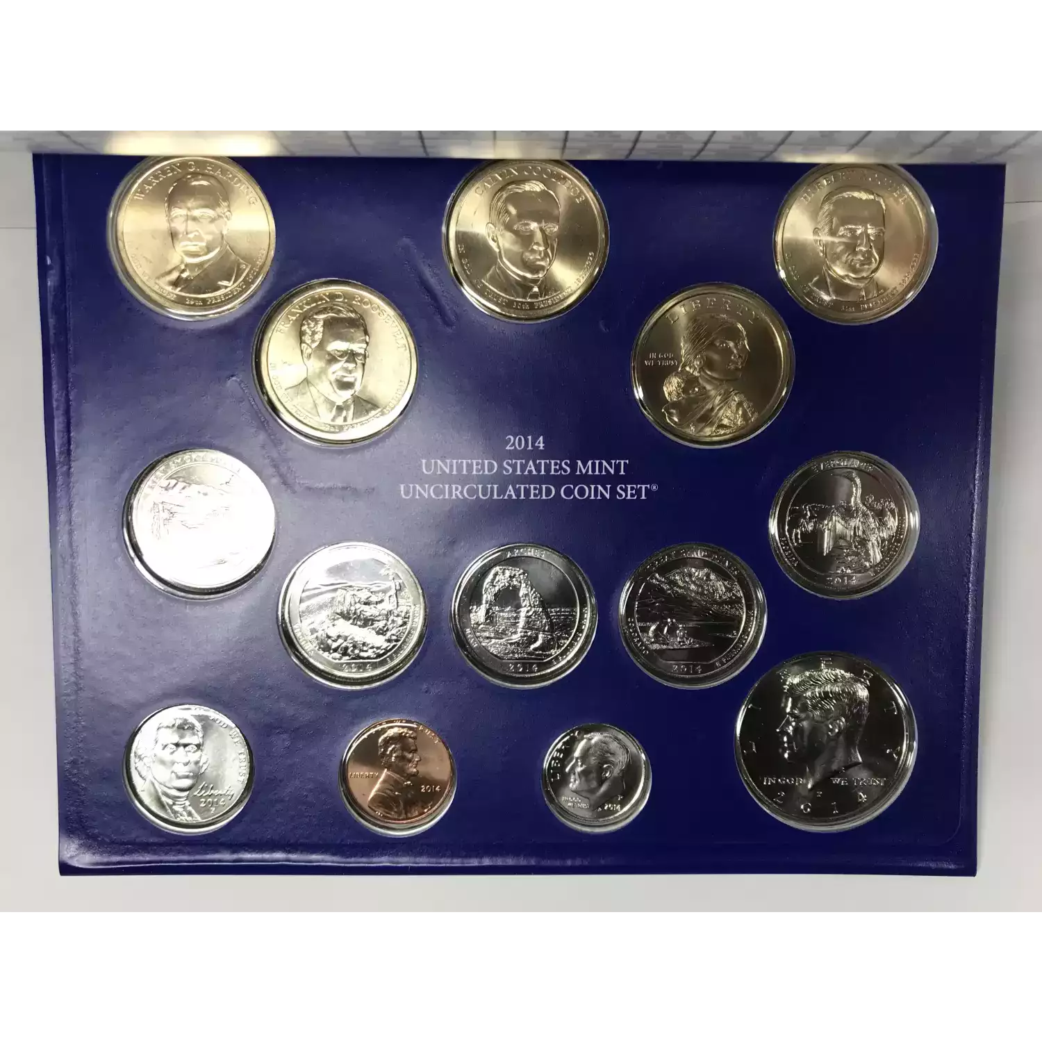 2014 US Mint Uncirculated Coin Set - P & D (7)