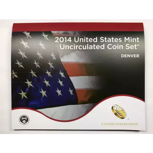 2014 US Mint Uncirculated Coin Set - P & D (3)